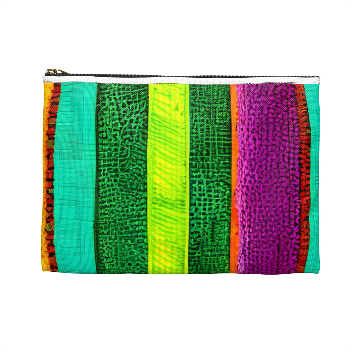 Stripe Up Your Life: A Vibrant Zippered Pouch