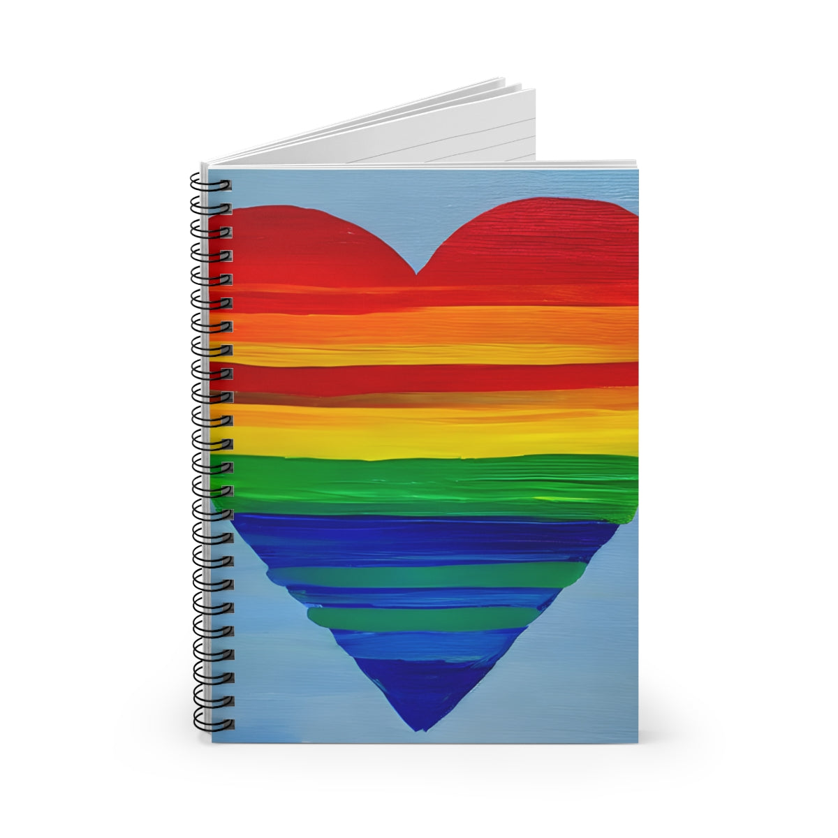 Rainbow Heart Spiral Notebook: A Colorful Way to Capture Thoughts and Ideas!