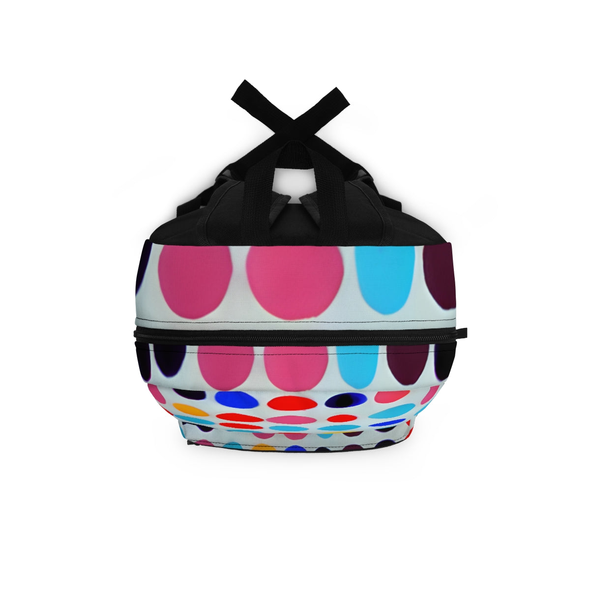 Playful Polka Dots: Colorful Backpack with a Bold Twist