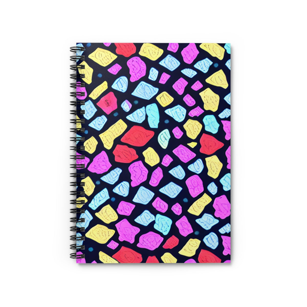 Sparkling Spiral Notebook with Radiant Gemstones