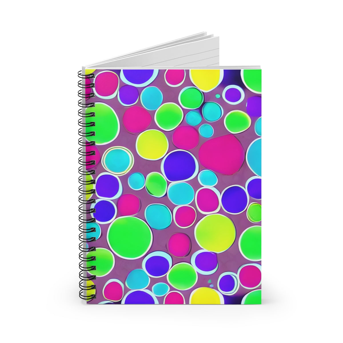 Circular Charm Notebook: Colorful Spirals for Your Ideas