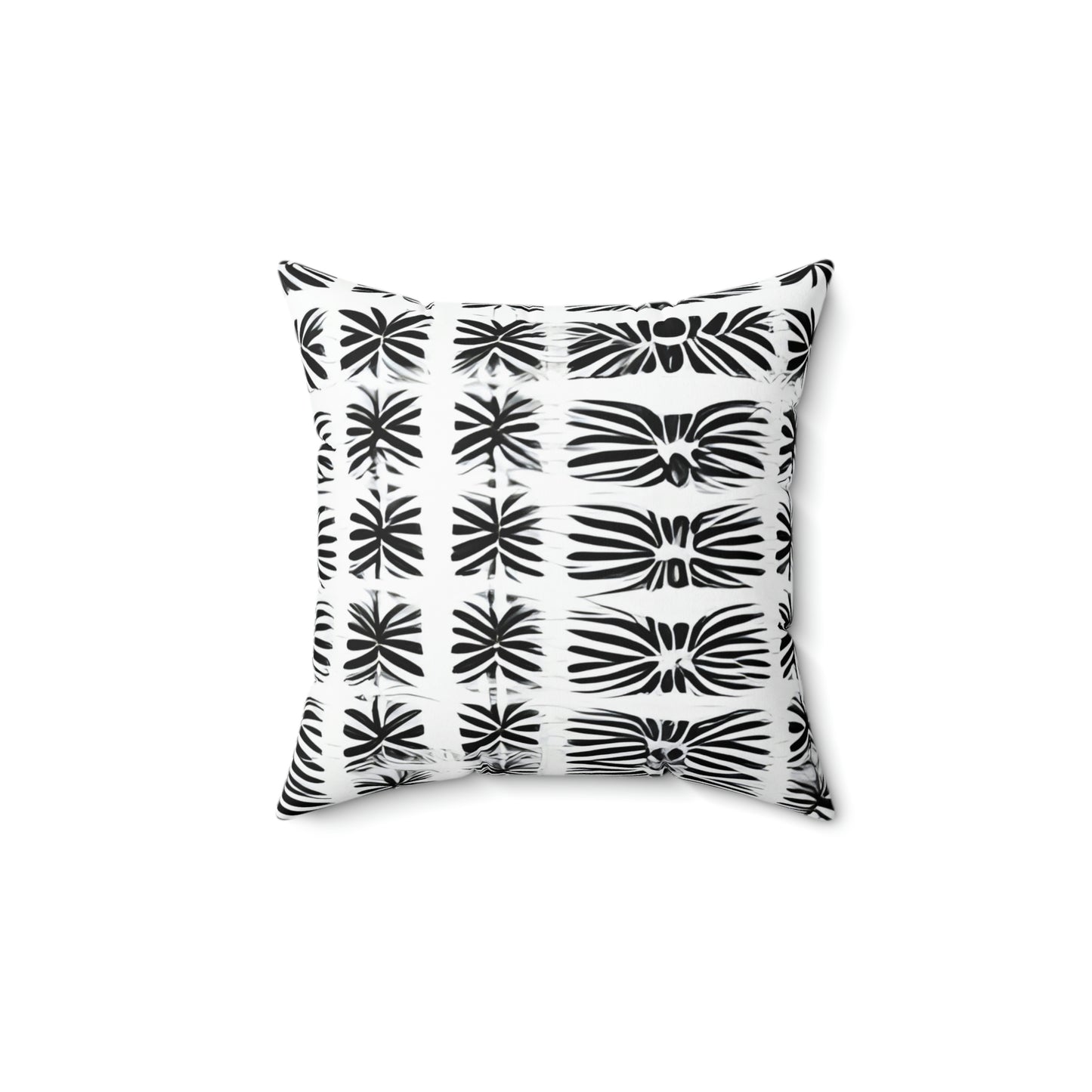 Geometric Pattern Black & White Pillow - Modern Home Decor