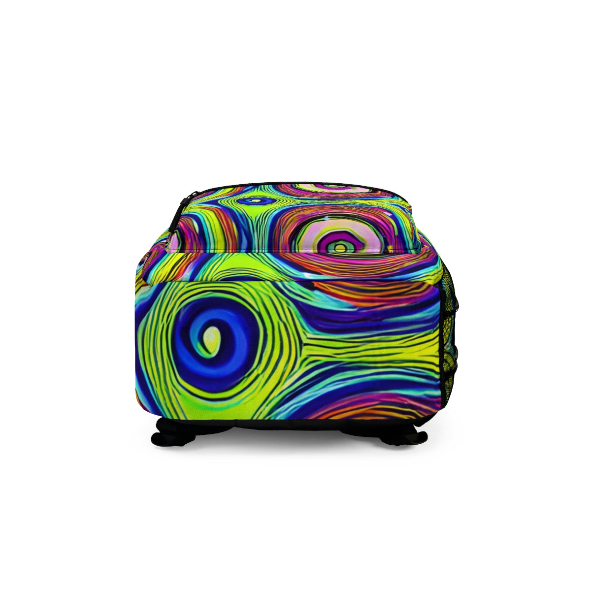 Circles and Colors: Vibrant Backpack for a Pop of Fun!