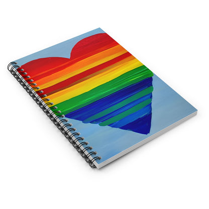 Rainbow Heart Spiral Notebook: A Colorful Way to Capture Thoughts and Ideas!