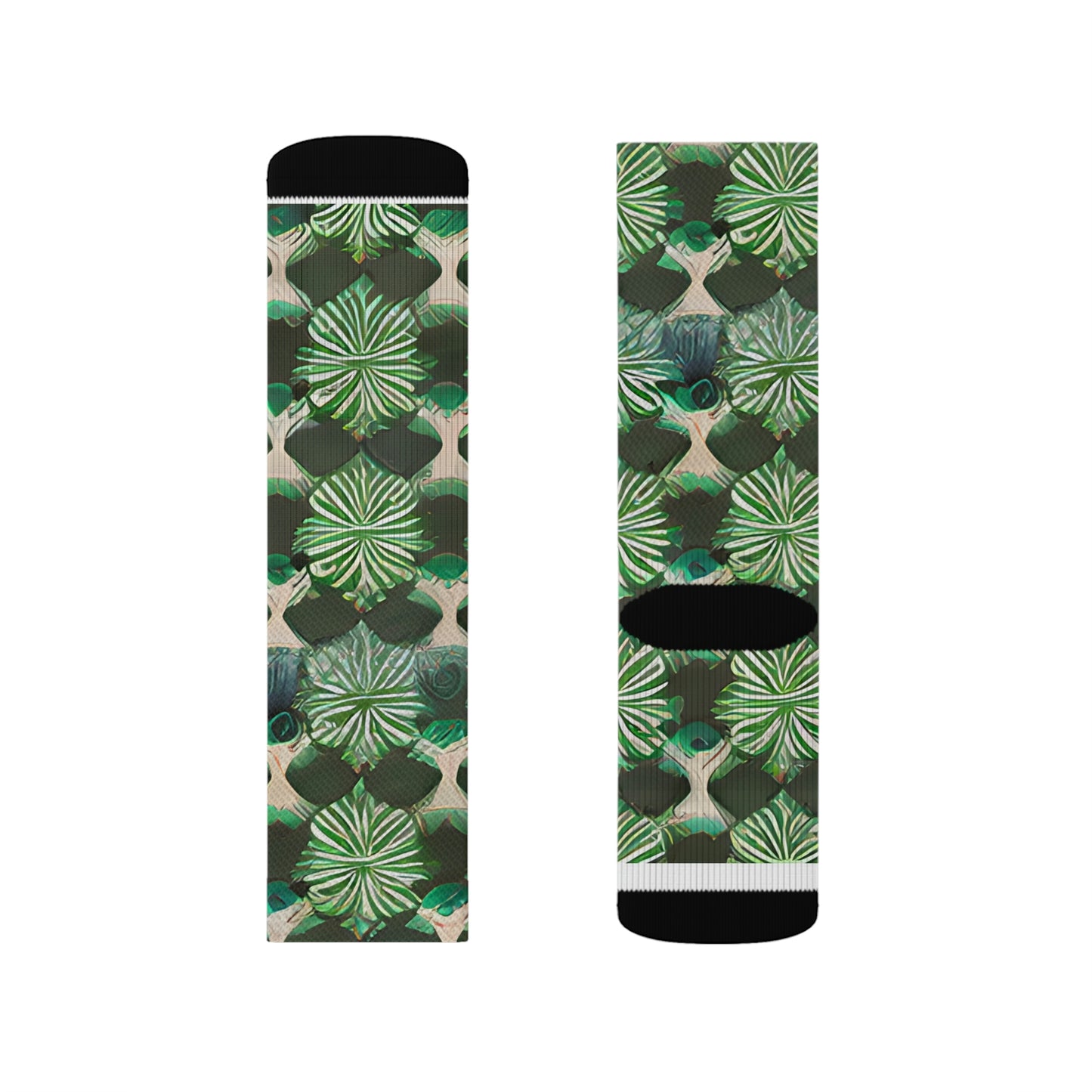 Palm Leaf Socks: Stylish and Distinctive Footwear