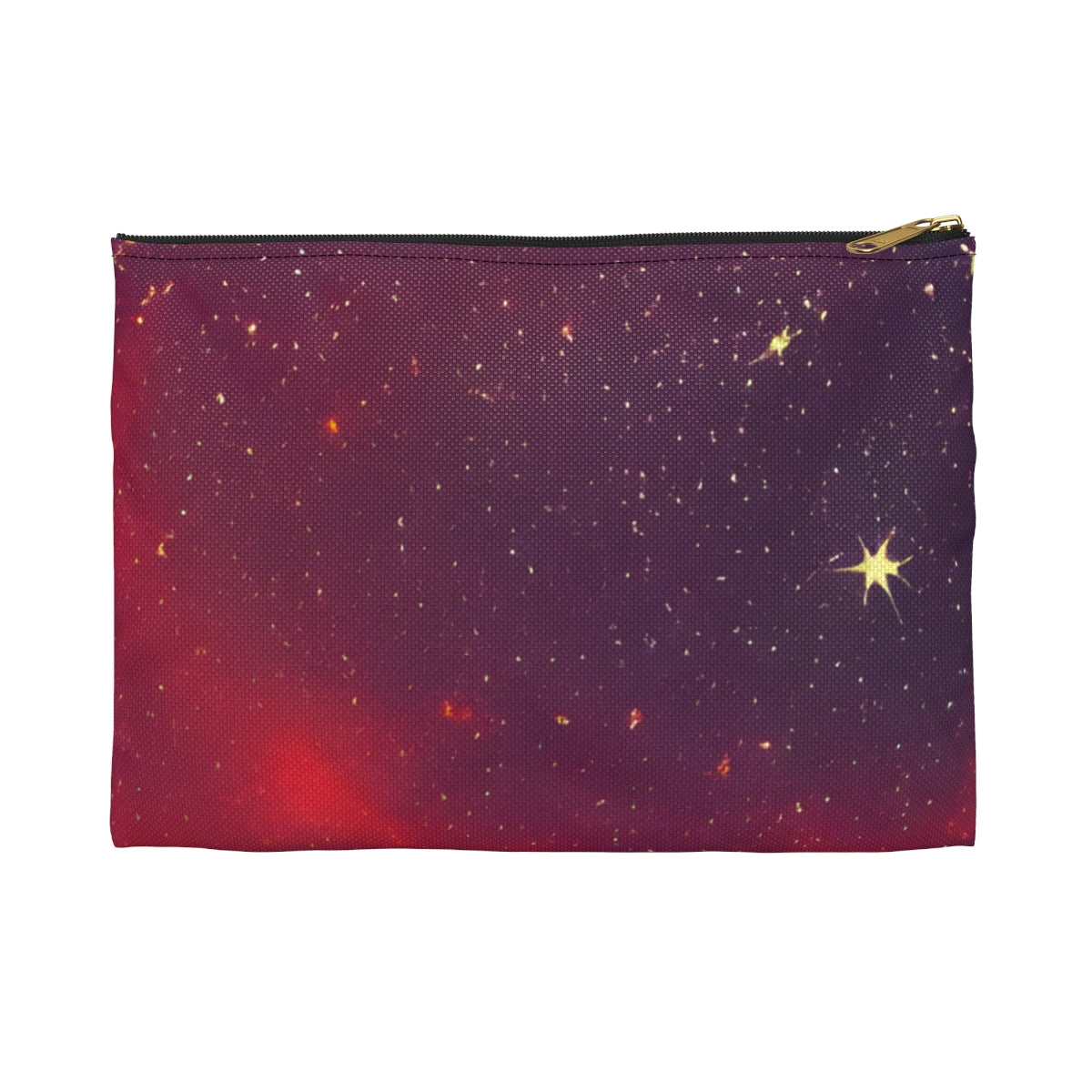 Starry Night makeup pouch - Red and purple galaxy design