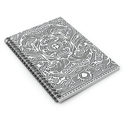 Monochrome Spiral Notebook - Perfect for All Your Notes!