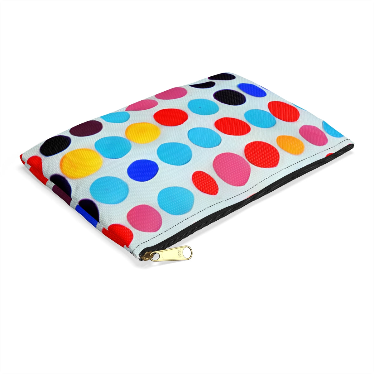 Get Organized with Our Vibrant Polka Dot Makeup Bag!