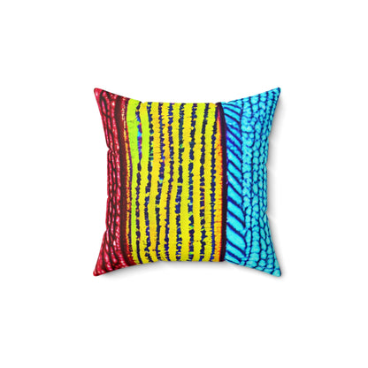 Vibrant Striped Pillow - Add Color to Your Home Decor