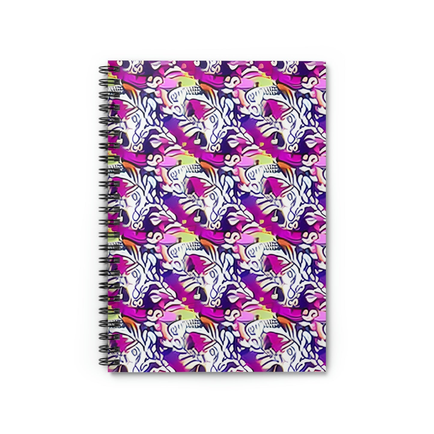 Purple and White Spiral Notebook: Stylish and Functional