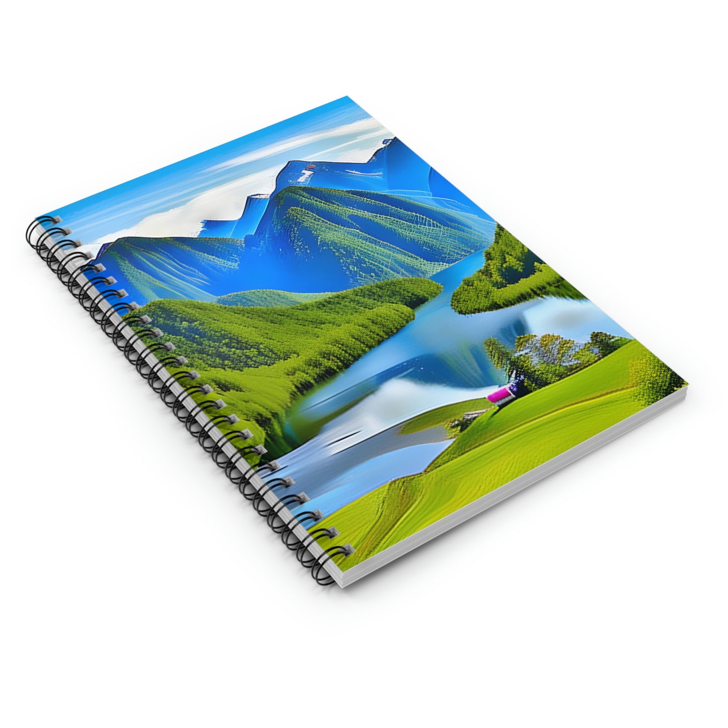 Scenic Spiral Notebook: Capture Your Thoughts Against a Majestic Backdrop