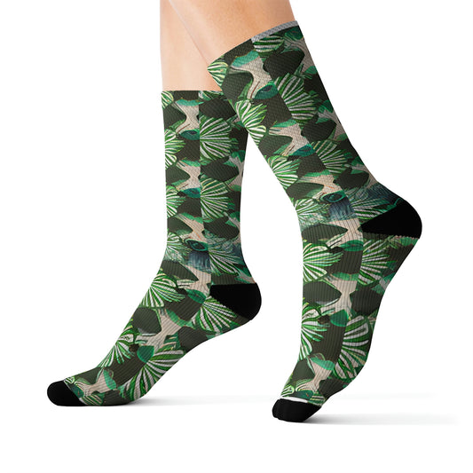 Palm Leaf Socks: Stylish and Distinctive Footwear