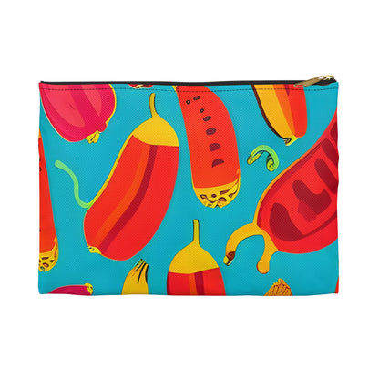 Spice Up Your Style with a Hot Pepper Zipper Pouch!