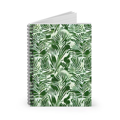 Green and White Spiral Notebook: Perfect for All Your Notes!