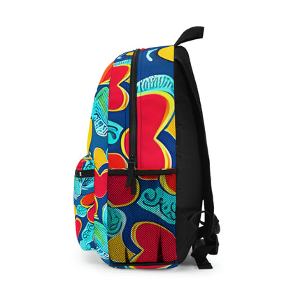 Heart-Filled Fun: Colorful Backpack for Everyday Use!