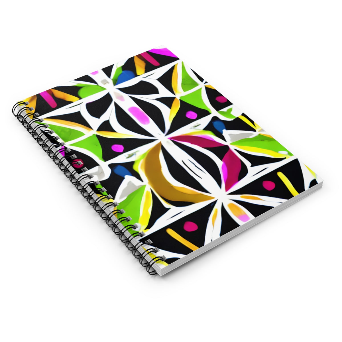 Vibrant Spiral Notebook: Colorful Designs to Inspire Your Creativity