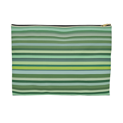 Colorful Striped Zipper Pouch: Organize Your Essentials with Style