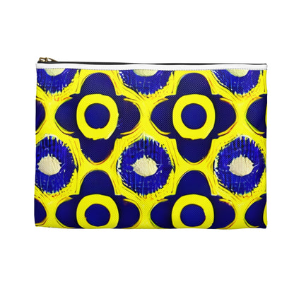 Cheery Zipper Pouch with a Fun Circular Design