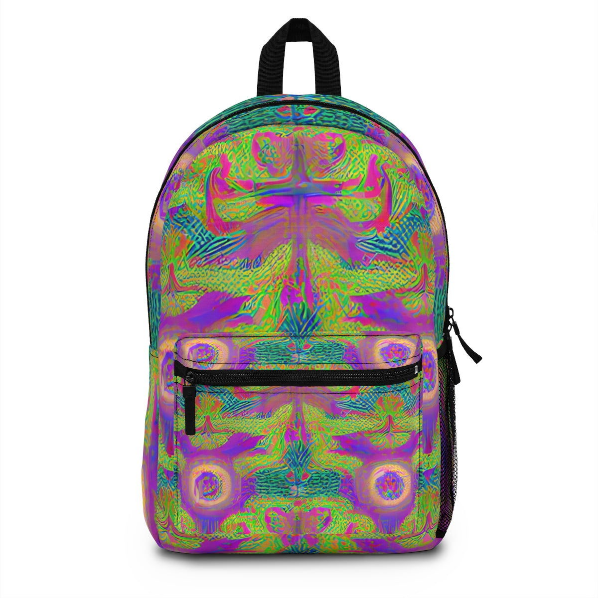 Groovy Psychedelic Backpack: A Burst of Colors on the Go