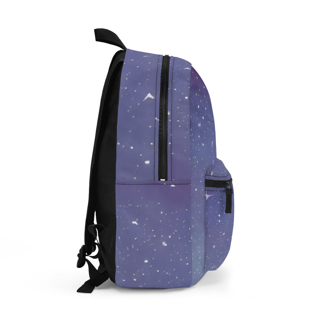 Starry Night: Purple Backpack with Galactic Accents