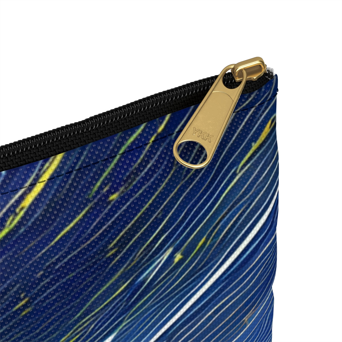 Starry Night Cosmetic Bag - Blue & Yellow