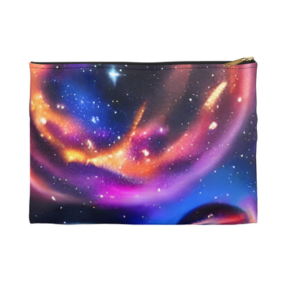 Starry Galaxy Zip Pouch for Cosmic Convenience