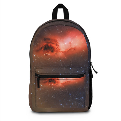 Stargaze on-the-go: Nebula & Star Printed Backpack