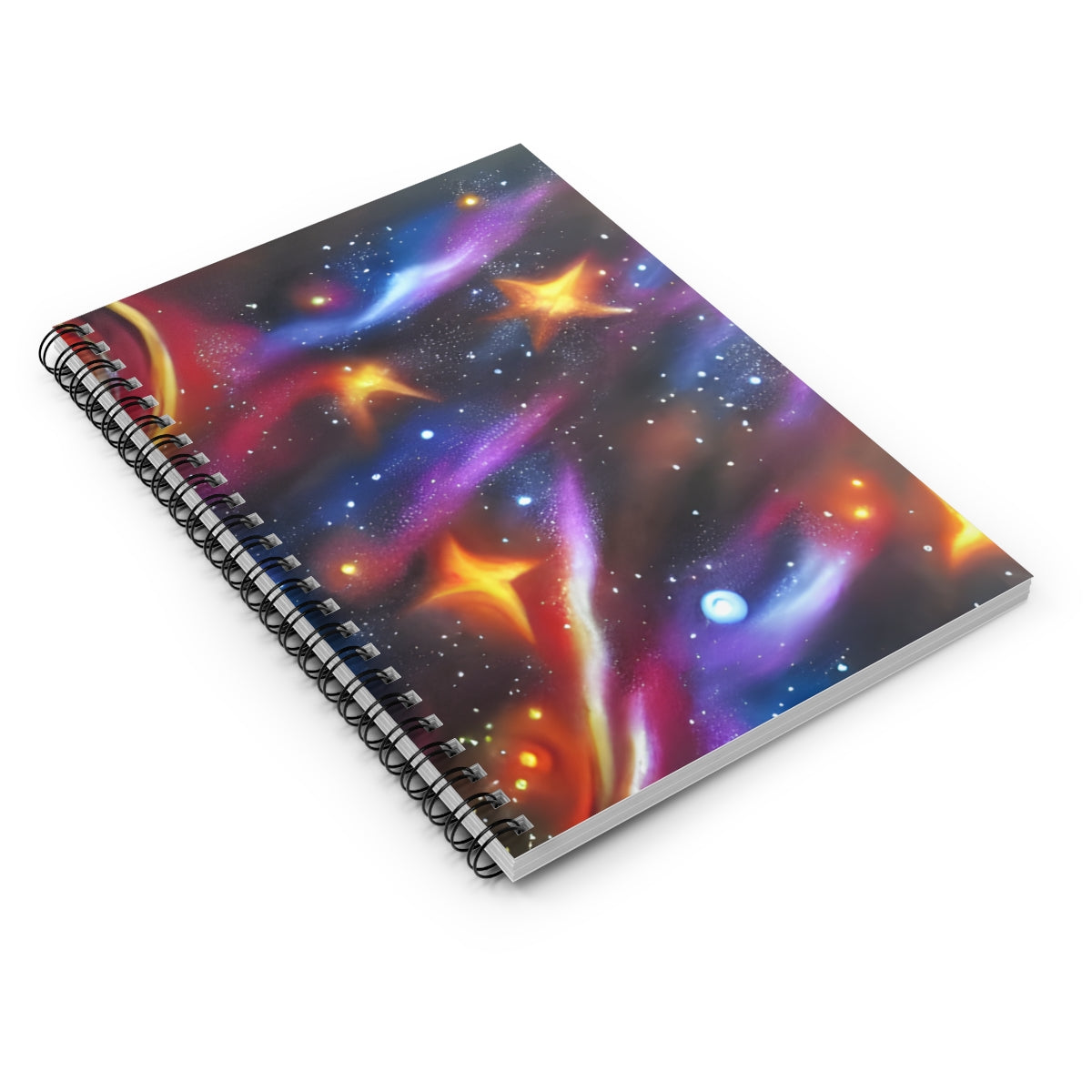 Twinkle, Twinkle: Colorful Star Spiral Notebook