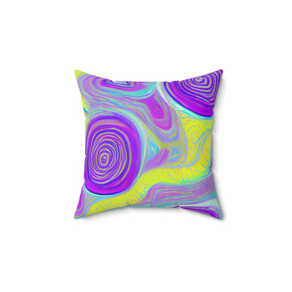 Swirl Design Pillow: Vibrant Colors for a Cozy Night's Sleep