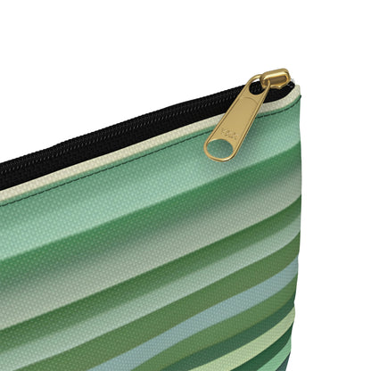 Colorful Striped Zipper Pouch: Organize Your Essentials with Style