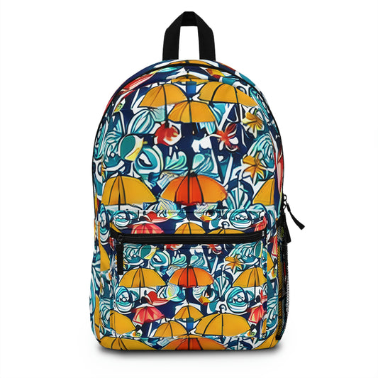 Rainy-Day Ready: Get a Vibrant Backpack with Umbrellas