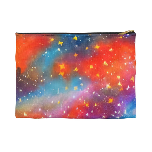 Shine Bright with our Starry Galaxy Accessories Pouch