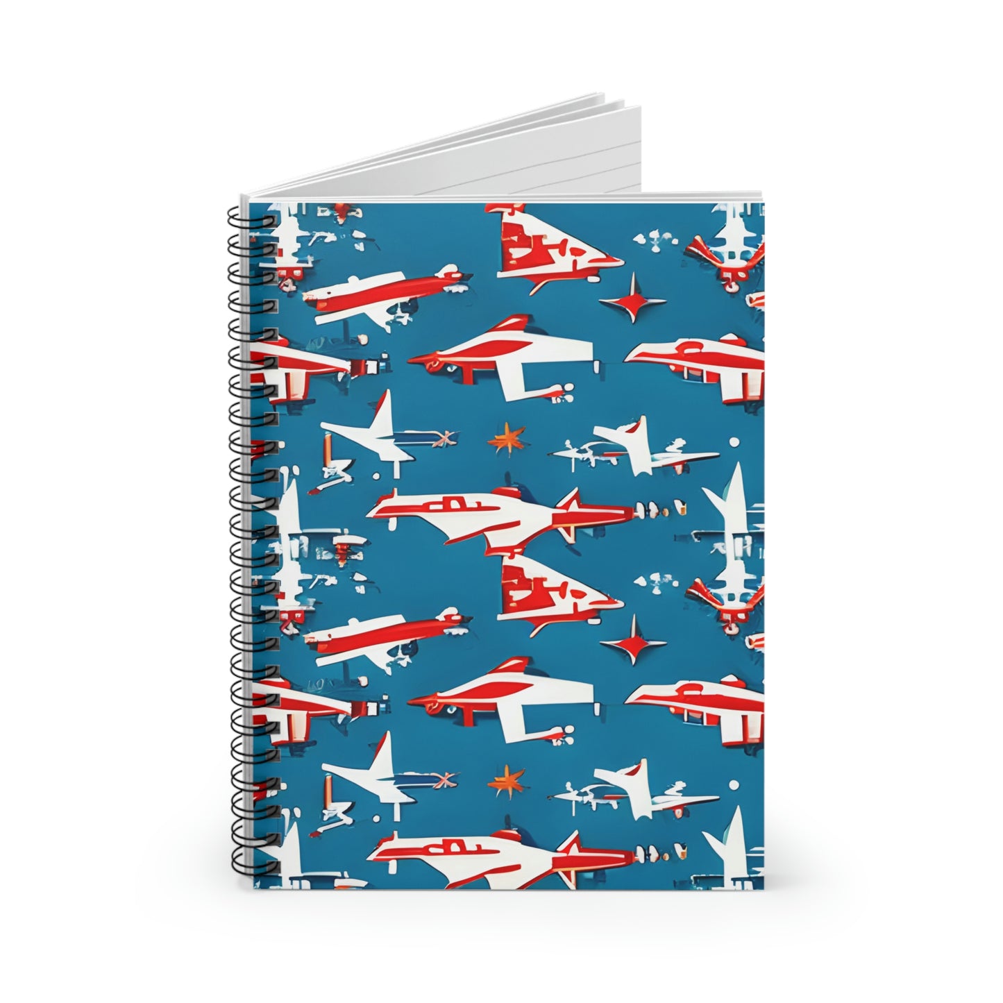 Fly High with Our Airplane Spiral Notebook!