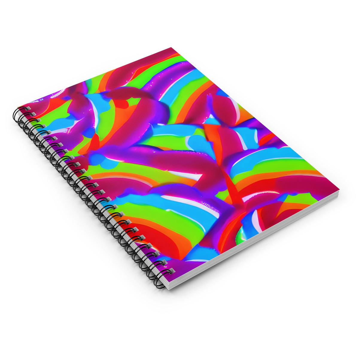 Colorful Swirls Spiral Notebook: Add a Pop of Fun to Your Notes