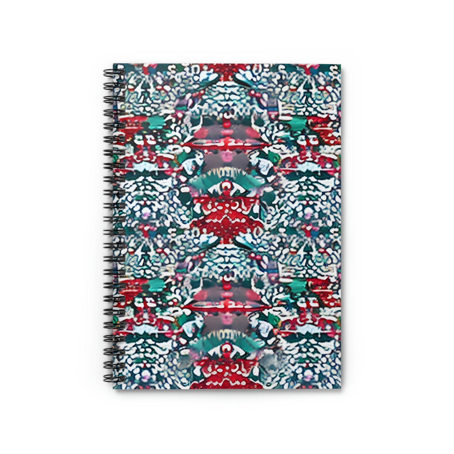 Colorful Spiral Notebook with Tri-Color Design