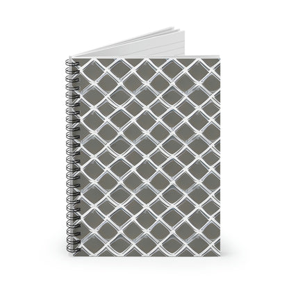 Gray and White Spiral Notebook: A Stylish Addition to Your Stationery!