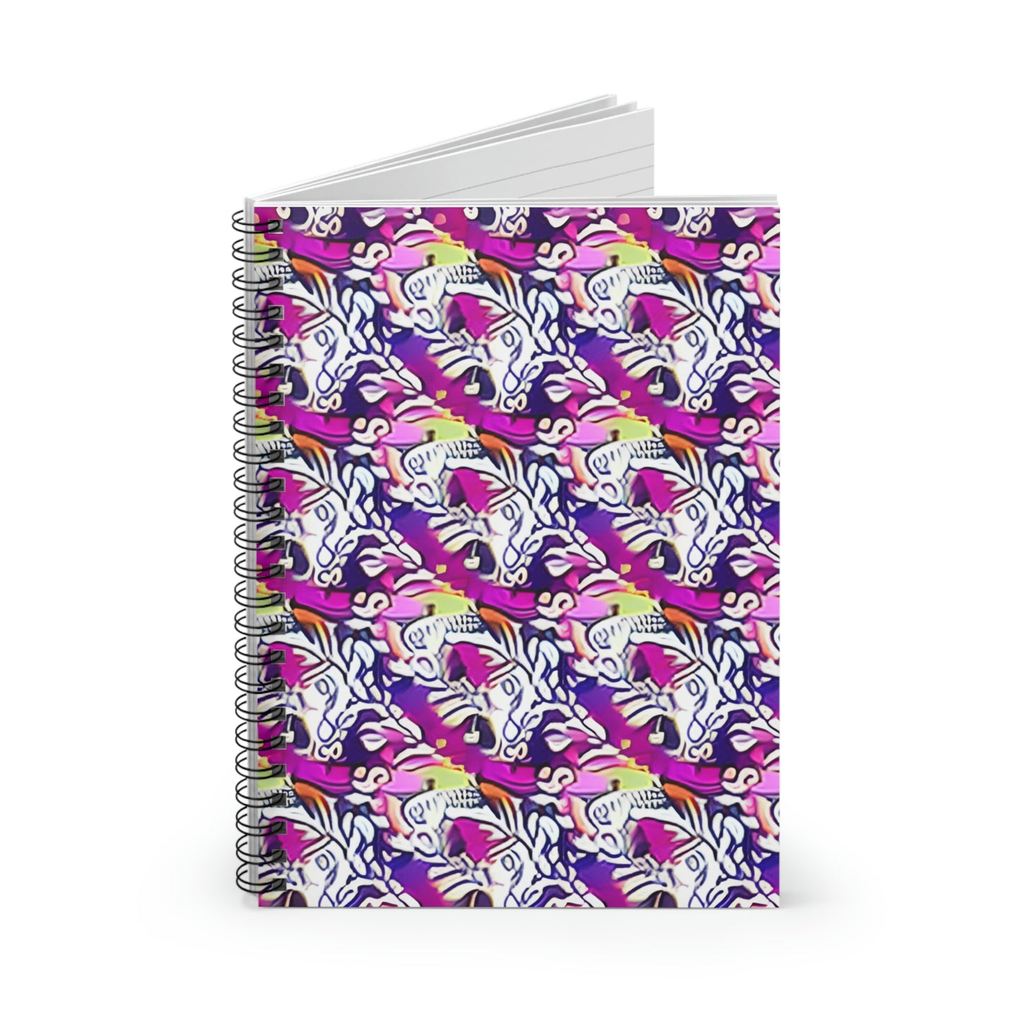 Purple and White Spiral Notebook: Stylish and Functional