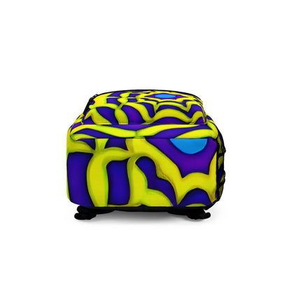 Bold and Colorful Abstract Backpack for Your Adventures