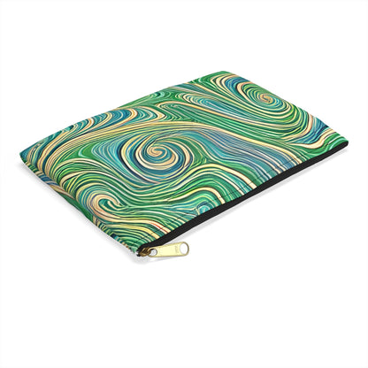 Colorful Swirled Zipper Pouch for Your Essentials