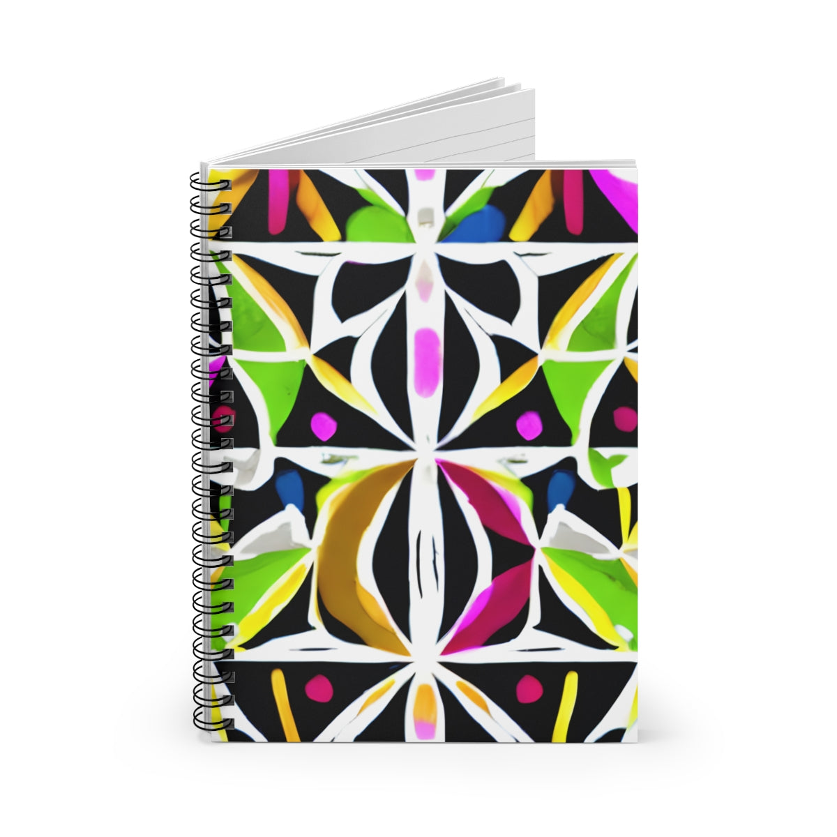 Vibrant Spiral Notebook: Colorful Designs to Inspire Your Creativity