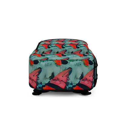 Colorful Patterned Backpack: the Perfect Accessory for Any Adventure!