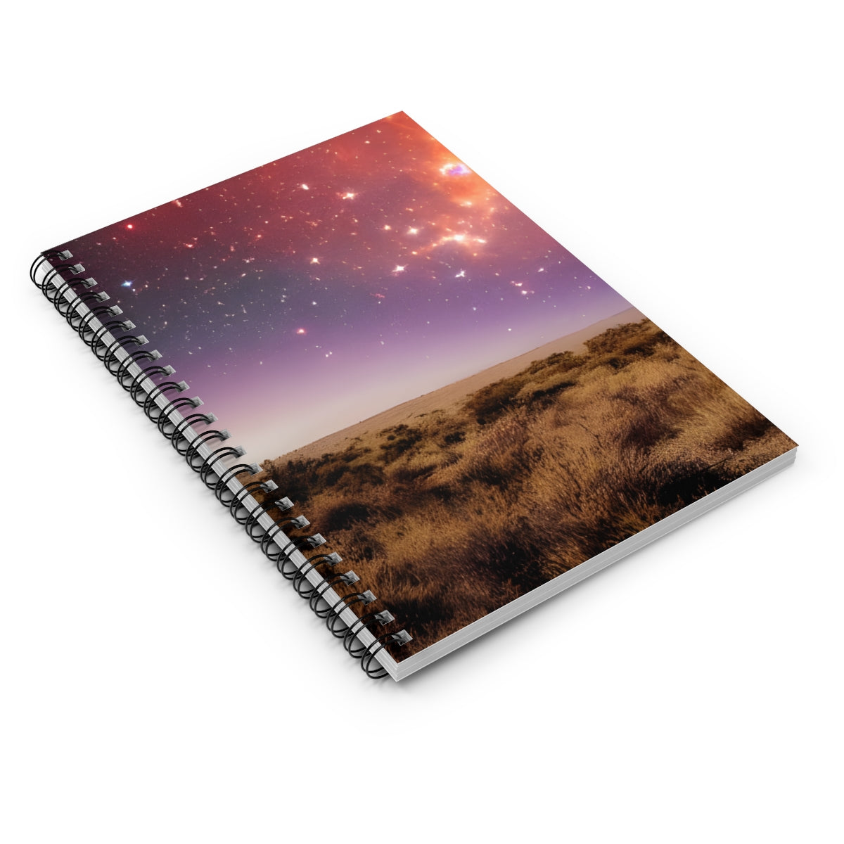 Starry Night Spiral Notebook: Dream Under the Stars