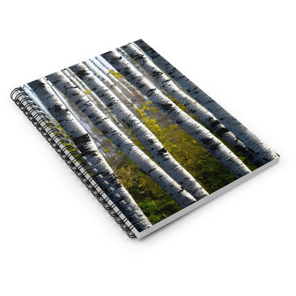 Birch Tree Backdrop Spiral Notebook for Creative Note-taking