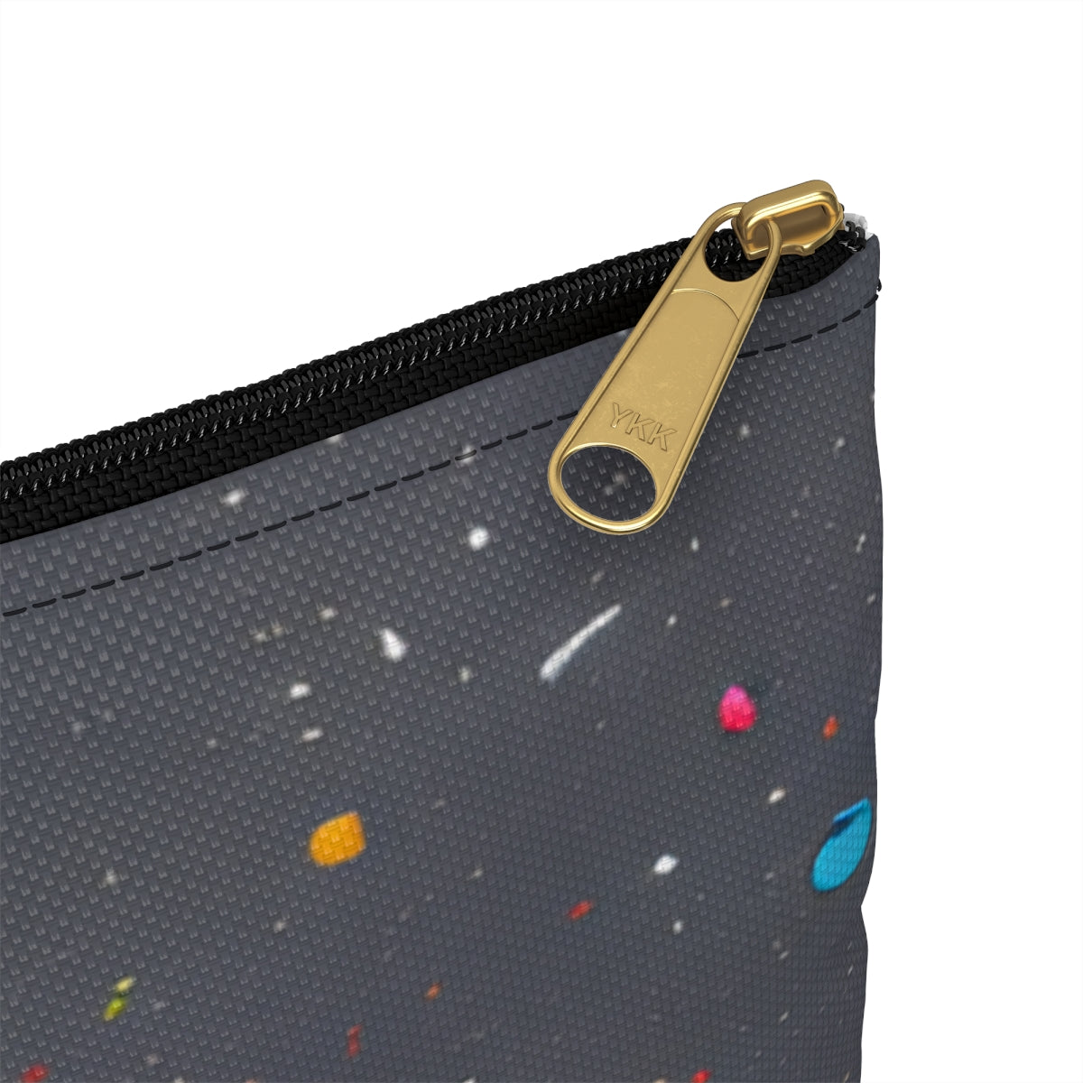 Colorful Space Splatter Zipper Pouch - Out of This World Storage!