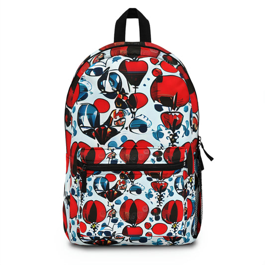 Colorful Balloon Backpack - Red, White & Blue